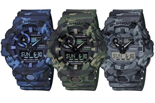 The most successful camouflage G-Shock watches on the Internet