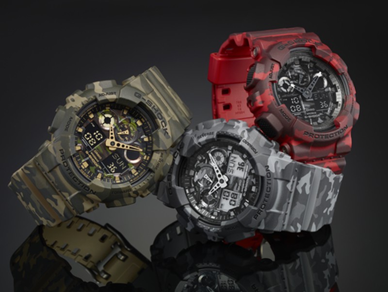 G-Shock camouflage continues to set the trend.