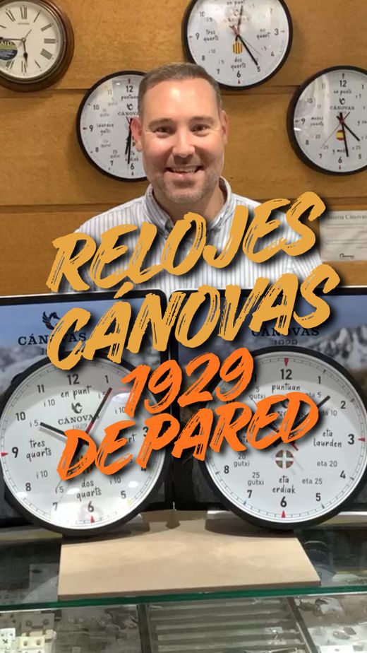 Cánovas 1929: Los revolucionarios relojes de pared que rescatan la tradición y las lenguas de España