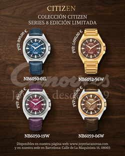 Descubre la Edición Limitada Citizen Series 8: Alta Horología Japonesa en Barcelona