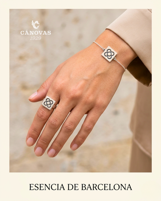 Esencia de Barcelona: Nueva Colección Panot Flor de Plata 925 por Cánovas 1929