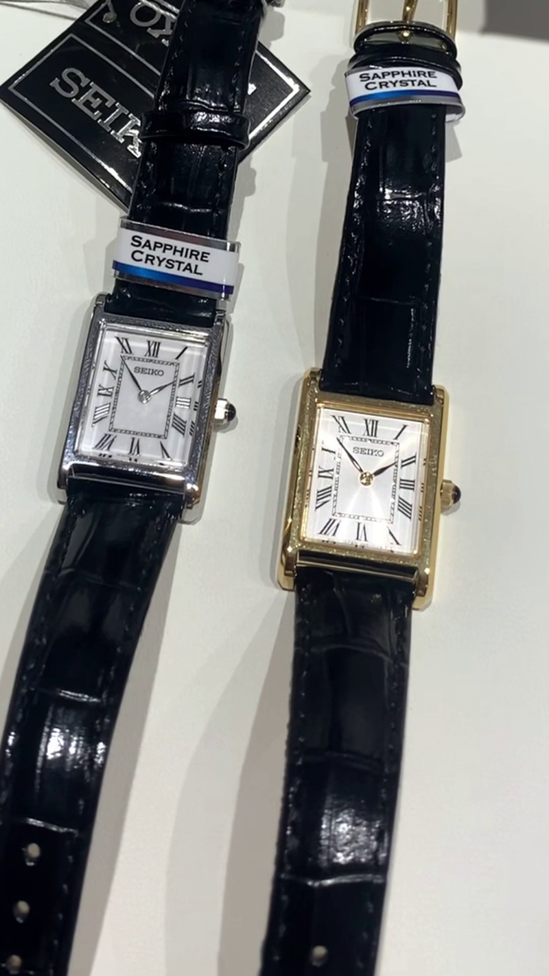 Seiko Neo Classic SWR107P1 i SWR108P1: El 'Tank' Accessible amb Cristall de Safir