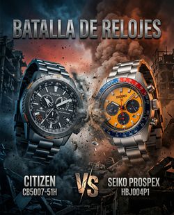 Batalla de Relojes en Joyería Cánovas: Seiko Prospex Speedtimer vs. Citizen Promaster