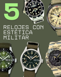 5 Relojes de estética militar y correas de nylon indispensables en tu colección