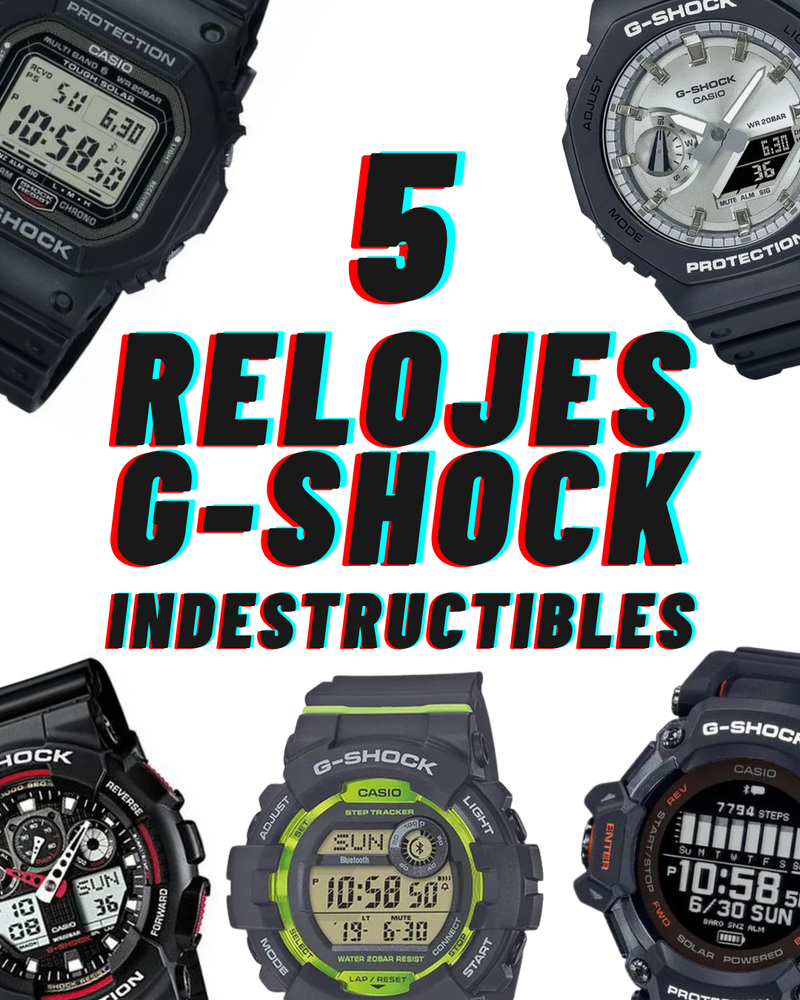 Top 5 Relojes Casio G-Shock Indestructibles en Joyería Cánovas