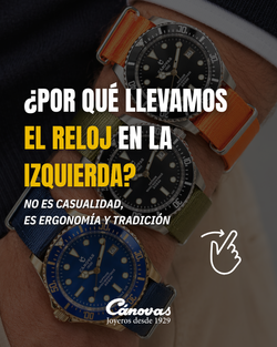 ¿Por qué llevamos el reloj en la muñeca izquierda?