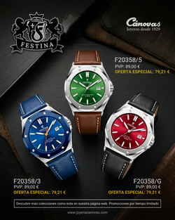 Festina Classic F20358: La elegancia analógica del acero y la piel