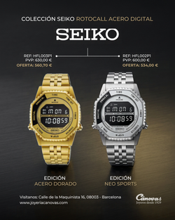 Seiko Rotocall Neo Sports: La fusión perfecta entre el diseño digital retro y la innovación Seiko