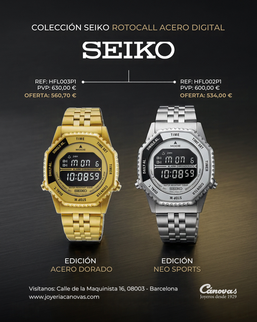 Seiko Rotocall Neo Sports: La fusión perfecta entre el diseño digital retro y la innovación Seiko