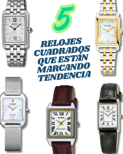 Top 5 Relojes Cuadrados para Mujer: Tendencia, Elegancia y Estilo "Tank" en Barcelona