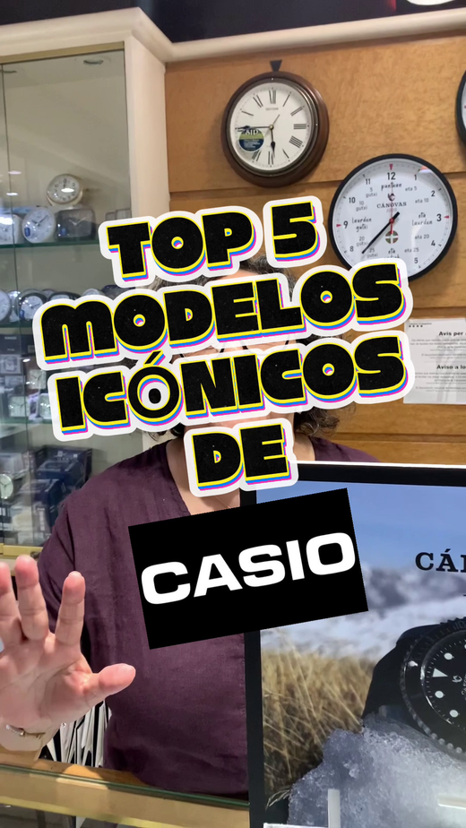 Los 5 Relojes Casio más Icónicos de la Historia que debes tener