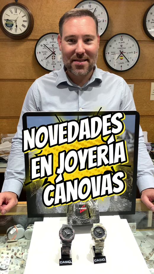 Novedades en Joyería Cánovas: La Revolución G-Shock Camuflaje en Barcelona