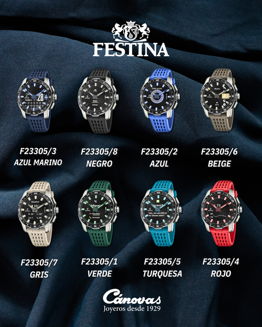 Nuevo Festina F23305 Connected Full HD: Titanio y Tecnología Híbrida en Joyería Cánovas