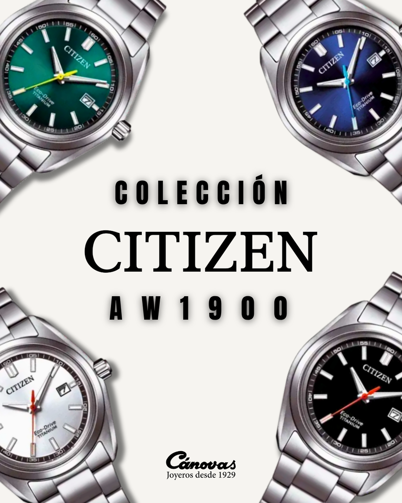 Colección Citizen AW1900 Super Titanium Eco-Drive en Joyería Cánovas