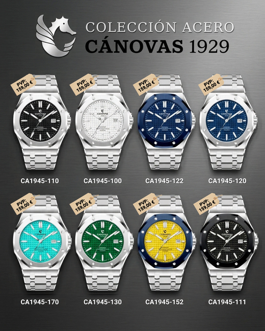 Llega la Nueva Colección Cánovas 1929 en Acero Plateado