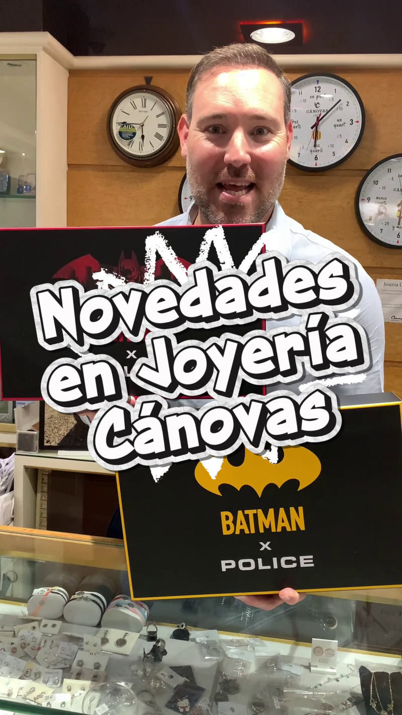 Edició Limitada Batman x Police: Els Nous Rellotges de Cavaller en Joieria Cánovas