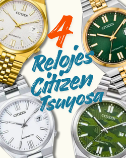 La evolución de un icono: Descubre los 4 relojes Citizen Tsuyosa imprescindibles para coleccionistas