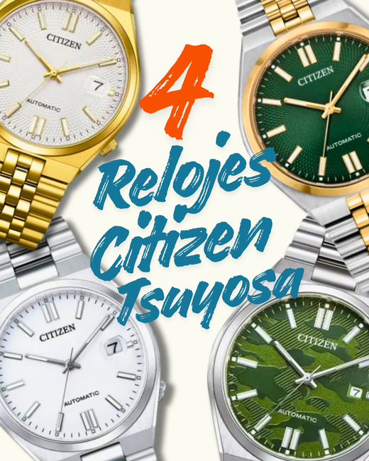 La evolución de un icono: Descubre los 4 relojes Citizen Tsuyosa imprescindibles para coleccionistas