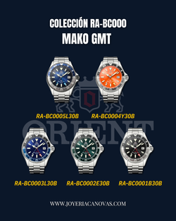Novedades Orient en Joyería Cánovas: 9 ediciones limitadas Mako GMT y Mako Kamasu