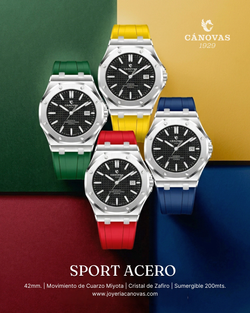 Nueva Colección Cánovas 1929 Sport Acero: Reservas Abiertas