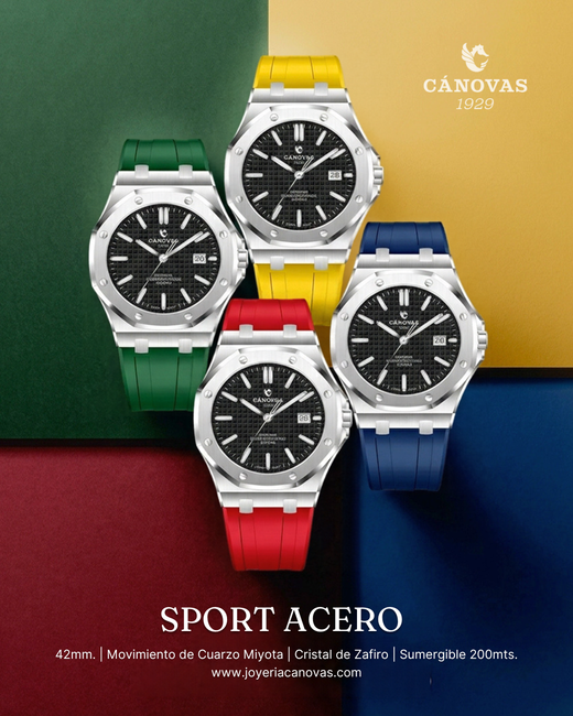 Nueva Colección Cánovas 1929 Sport Acero: Reservas Abiertas