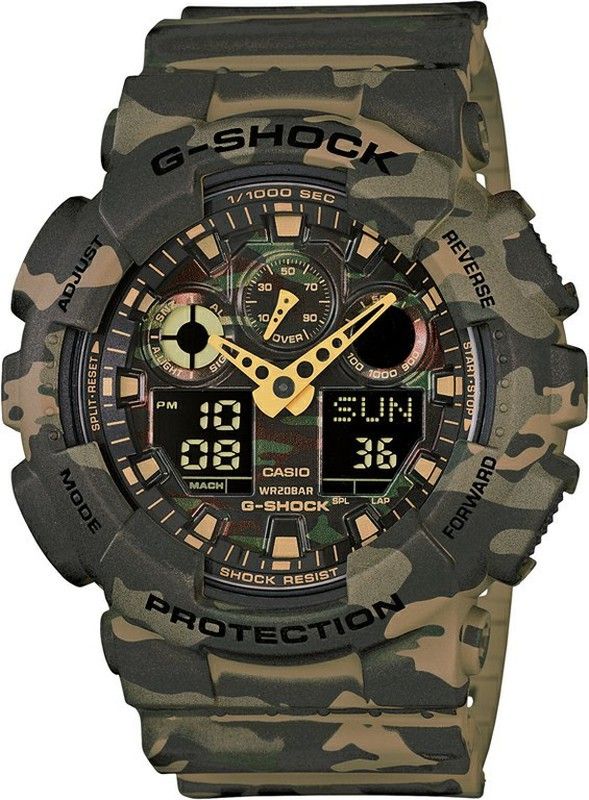 Reloj Casio G-Shock Camuflaje Verde GA-100CM-5AER