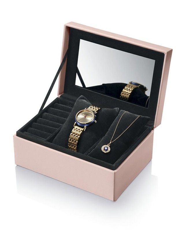 Pack Reloj Viceroy Mujer 471158-99 Dorado y Colgante Dorado