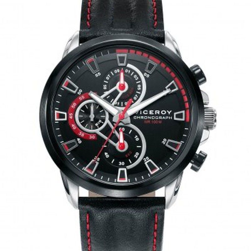 Reloj Viceroy Hombre 46731-57 Piel Negra