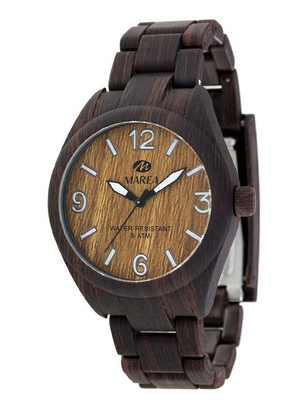 Reloj Marea Hombre B35296/6 Madera Oscuro