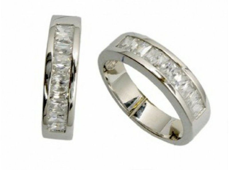 Anillo Oro Blanco 18 kts Diamantes 0.90 cts 015115