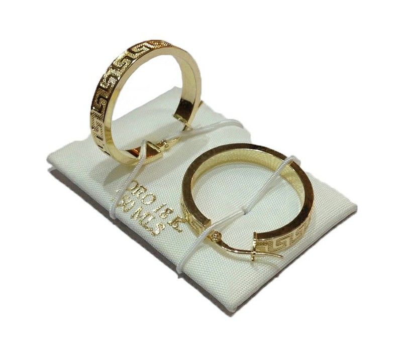 Pendientes Aros Oro 18kts 24mm