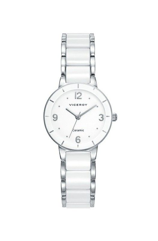 Reloj Viceroy Mujer 471044-05 Cerámica Blanca