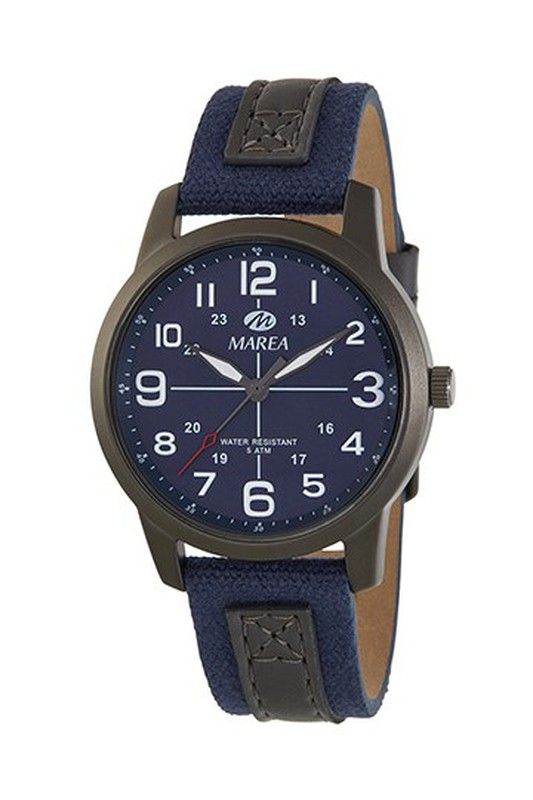 Reloj Marea Hombre B54152/2 Piel Azul Aviator
