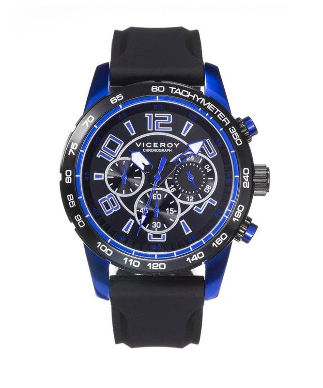 Reloj Viceroy Hombre Sportif Azul Caucho 40461-35