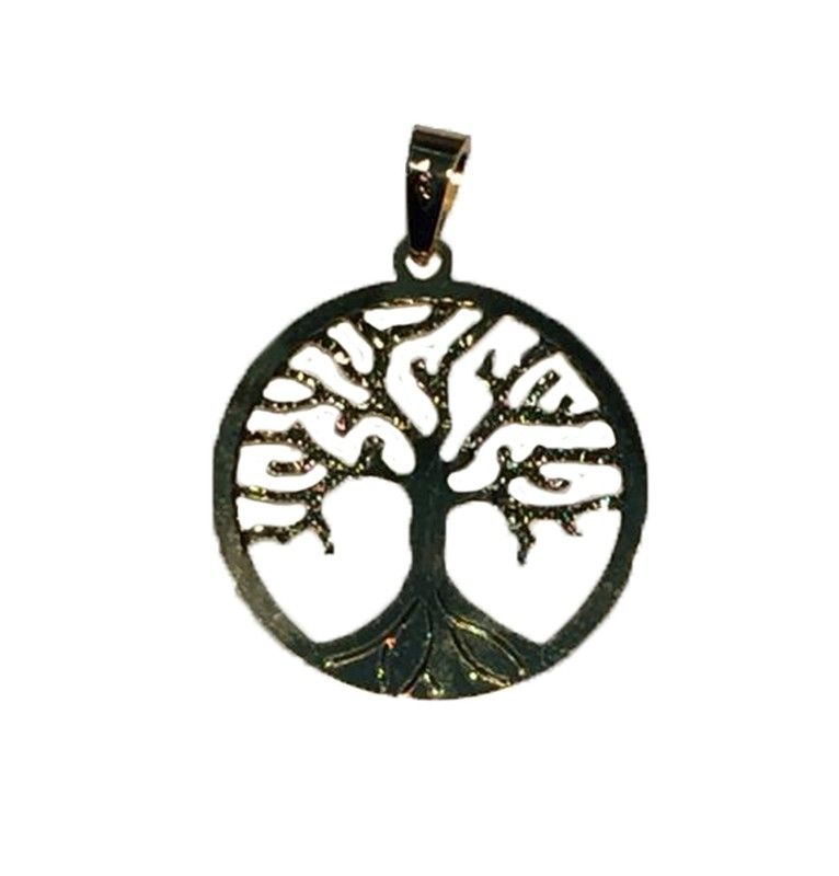 Colgante Arbol Vida Oro 18kts 20mm P012009811