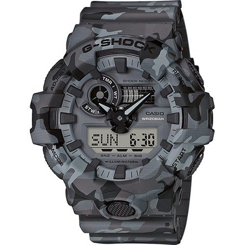 Reloj Casio G-Shock GA-700CM-8AER Camuflaje Gris