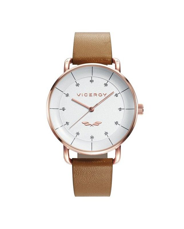 Reloj Viceroy Mujer 42358-06 Piel Marrón Antonio Banderas