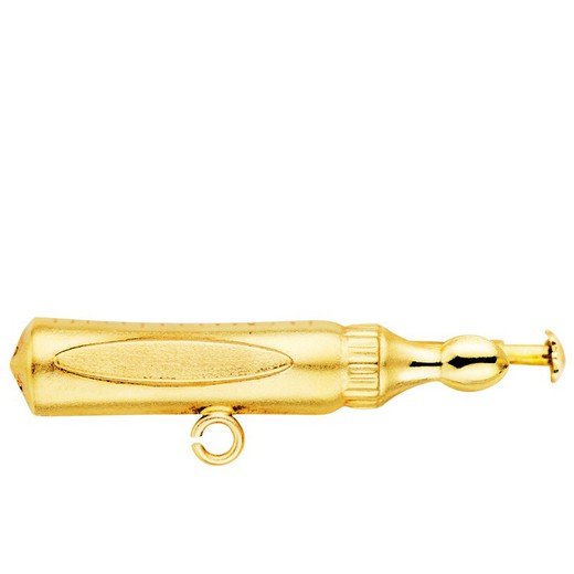 Baby Pin 18kts Gold Bottle 2504