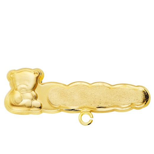 18 καρατίων Gold Baby Pin Bear 13564