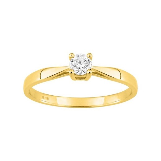 Anillo Oro 18kts Argyor-MRM (18)1.005.20 Compromiso Diamante Solitario