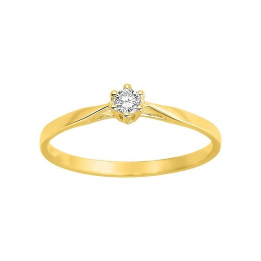 Anillo Oro 18kts Argyor-MRM (18)1.016.30 Compromiso Diamante Solitario