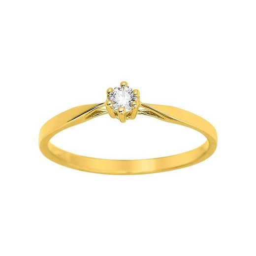 Anillo Oro 18kts Argyor-MRM (18)1.017.20 Compromiso Diamante Solitario