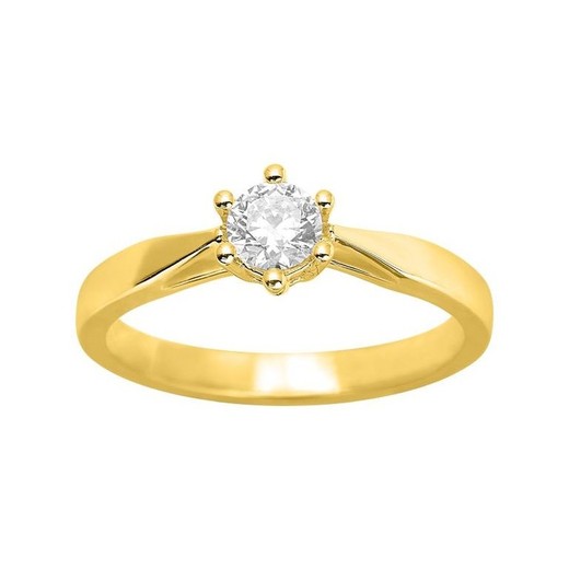 Anillo Oro 18kts Argyor-MRM (18)1.022.30 Compromiso Diamante Solitario