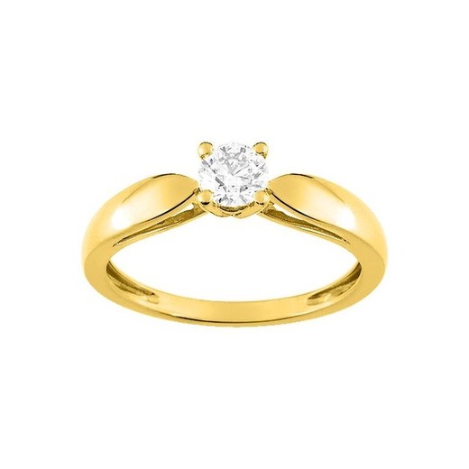 Anillo Oro 18kts Argyor-MRM (18)QT018JB4 Compromiso Diamante