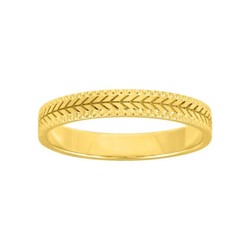 Anillo Oro 18kts Argyor-MRM 3mm (18)268J30 Alianza Grabado Laser Flechas