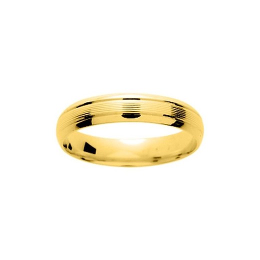 Anillo Oro 18kts Argyor-MRM 4mm (18)139J40 Alianza Fantasia