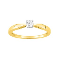 Anillo Oro Bicolor Blanco 18kts Argyor-MRM (18)1.577.23 Compromiso Diamante Solitario