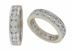 Anillo Oro Blanco 18 kts Diamantes Brillantes 1.60-1.92cts 012429