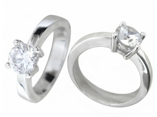 Solitaire Brilliant 18 kt White Gold Ring 1.00 cts 913165