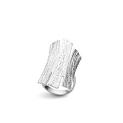 Anillo Plata Argent Basic 3,5x1,8cm ANRM058 Gala Diamantado